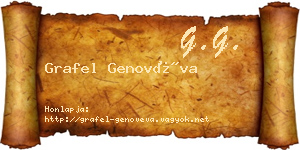 Grafel Genovéva névjegykártya